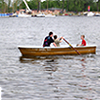 Bootsfahren auf dem Möserschen See